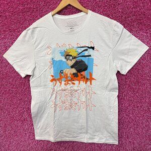 Naruto Uzumaki Hidden Leaf Hero Naruto Shippuden Anime Tee L